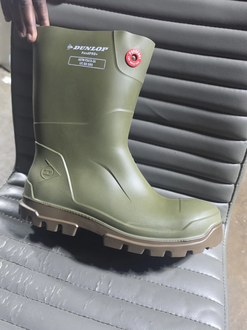 Men's Dark Green Waterproof Rain & Snow Boots